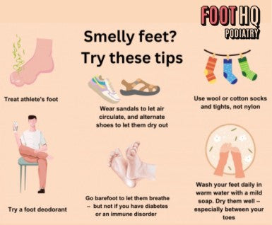 How Can I Stop My Feet from Smelling?