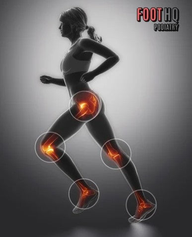 Can a podiatrist help with knee, hip, or back pain?