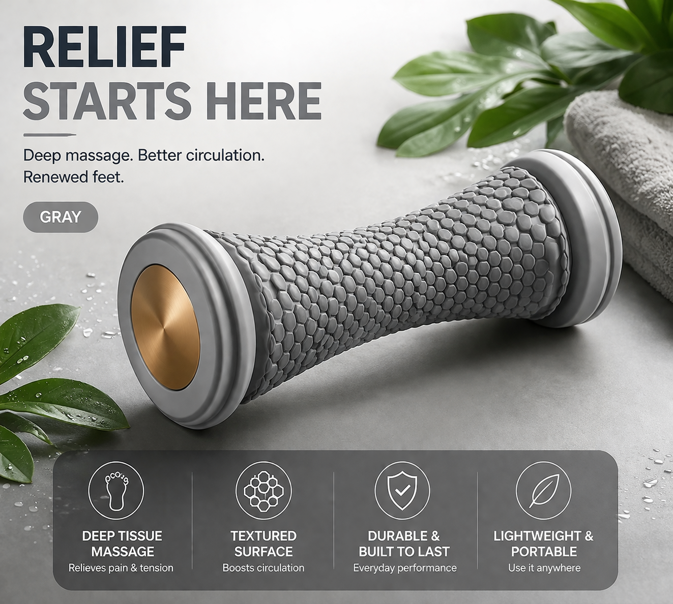 Foot Roller Manual Massage Tool