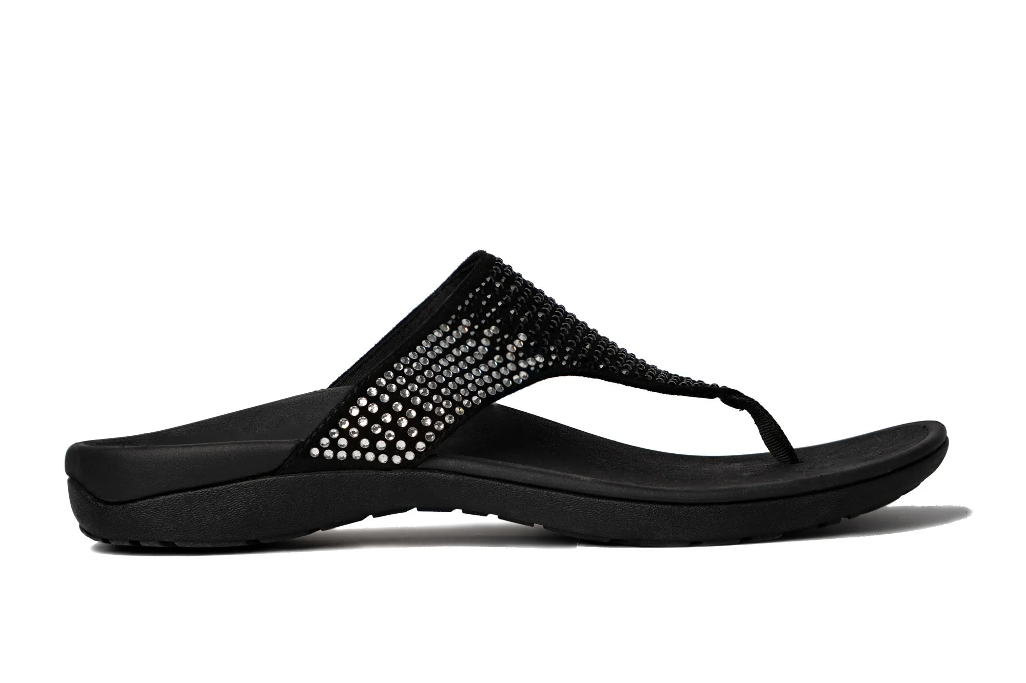 Alexa Orthotic Sandals - Black