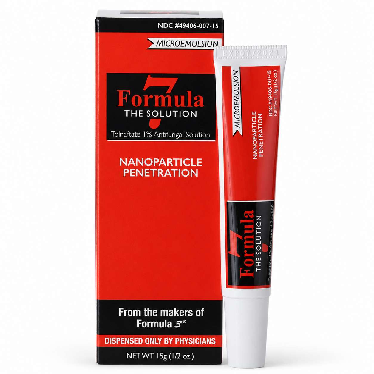 Formula 7 – The Solution | Tolnaftate 1% Antifungal Nail Solution 15g