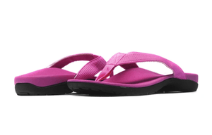 Foot HQ Footwear Axign Premium Orthotic Flip Flops with Arch Support – Pink
