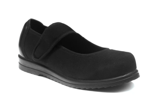 Foot HQ Footwear Euro 36 Stretch Neoprene Mary Jane – Diabetic, Arthritis & Bunion Relief Shoes (Womens)