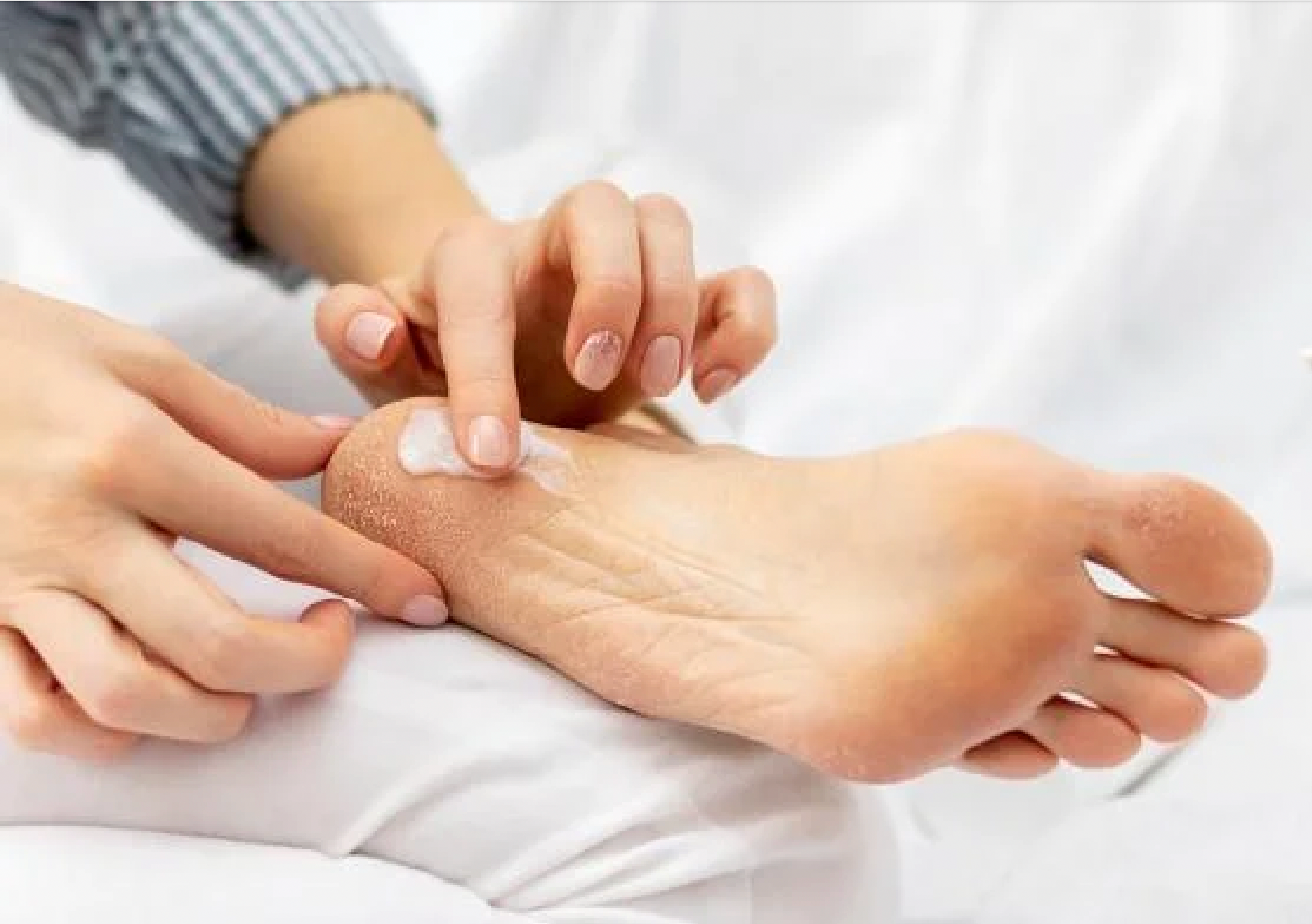 Secret to soft and smooth feet. Urea