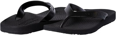 Archline Balance Orthotic Thongs - Black/Black