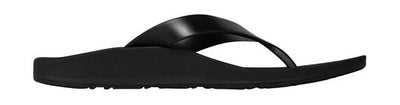 Archline Balance Orthotic Thongs - Black/Black