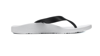 Archline Balance Orthotic Thongs - White/Black
