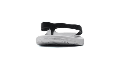 Archline Balance Orthotic Thongs - White/Black