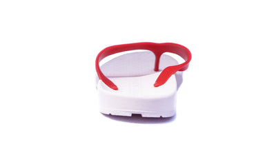 Archline Balance Orthotic Thongs - White/Red