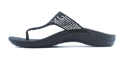 Alexa Orthotic Sandals - Black