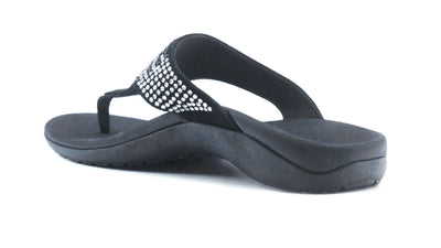 Alexa Orthotic Sandals - Black
