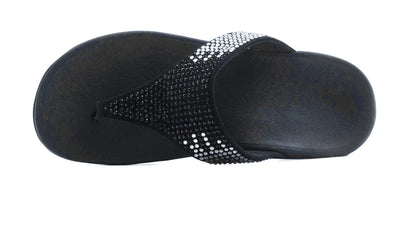 Alexa Orthotic Sandals - Black