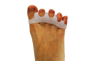 Wide Toe Separators for Foot Alignment, Bunion Relief & Toe Stretching