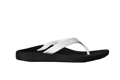 Archline Balance Orthotic Thongs - Black/White