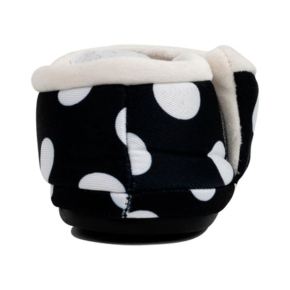 Archline Orthotic Slippers Closed – Black/White Polkadots (Womens)