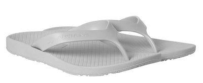 Archline Balance Orthotic Thongs - White/White