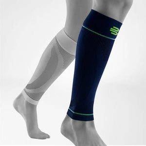 Bauerfeind Compression & Braces S / Navy Blue / Short Calf Sports Compression Performance Sleeves (PAIR)