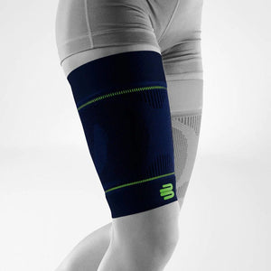 Bauerfeind Compression & Braces S / Navy Blue / Short Sports Compression Thigh Sleeves (PAIR)