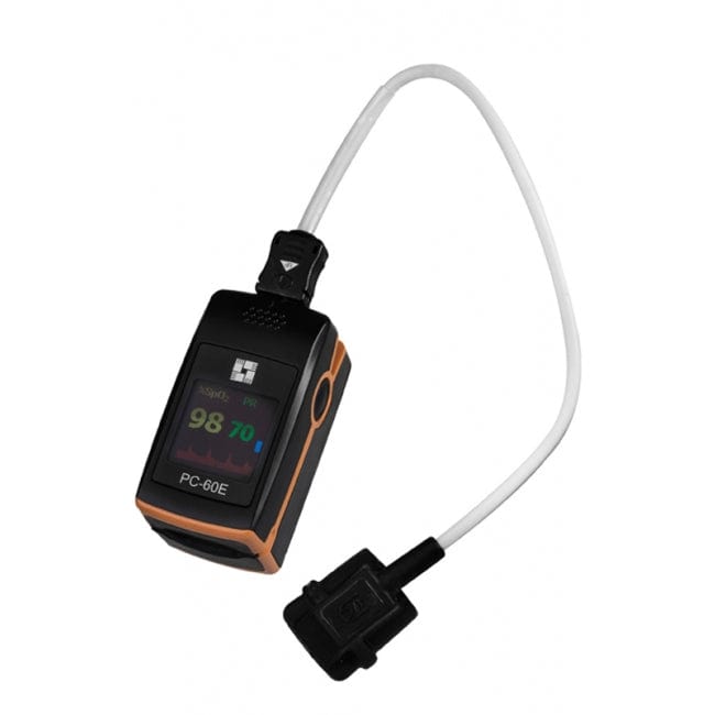 Foot HQ Diagnostic Fingertip Pulse Oximeter With Paediatric Probe Model PC-60E Plus