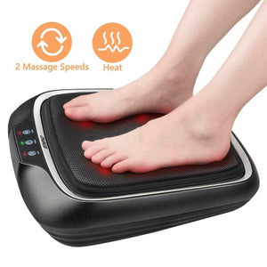 Foot HQ Foot Care Electric Shiatsu Foot Massager with Heat and Kneading