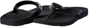 Foot HQ Footwear 36 Archline Orthotic Arch Support Flip Flop Thongs (Black)