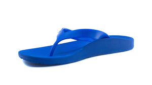 Foot HQ Footwear Archline Orthotic Arch Support Flip Flop Thongs (Blue)