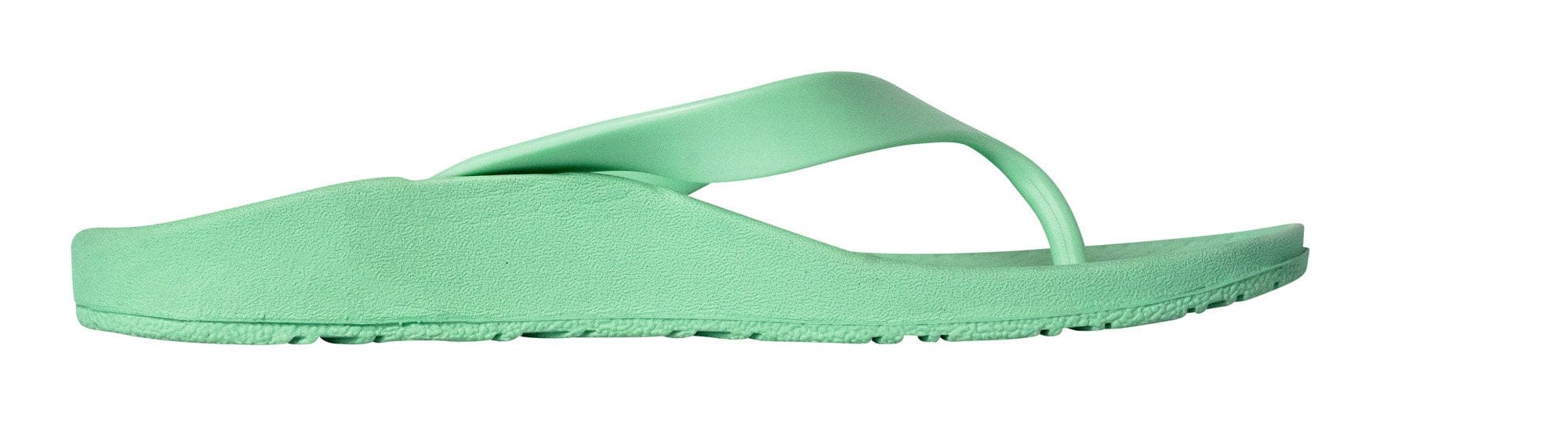 Foot HQ Footwear Archline Orthotic Arch Support Flip Flop Thongs (Honey Dew Green)