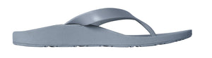 Foot HQ Footwear Archline Orthotic Arch Support Flip Flop Thongs (Wolf Grey)