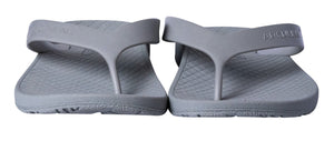Foot HQ Footwear Archline Orthotic Arch Support Flip Flop Thongs (Wolf Grey)