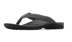 Foot HQ Footwear Axign Premium Orthotic Flip Flops with Arch Support – Grey (Womens)