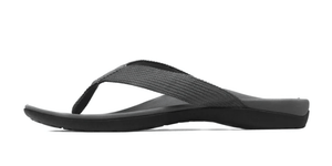 Foot HQ Footwear Axign Premium Orthotic Flip Flops with Arch Support – Grey (Womens)