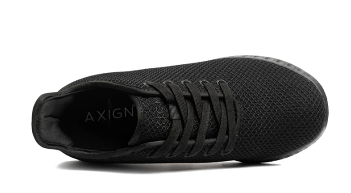 Foot HQ Footwear Axign River Lightweight Casual Orthotic Shoe - Black (Womens)