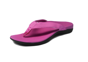 Foot HQ Footwear Euro 36/US 5 Axign Premium Orthotic Flip Flops with Arch Support – Pink