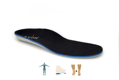 Axign River V2 Lightweight Casual Orthotic Shoe - Full Black